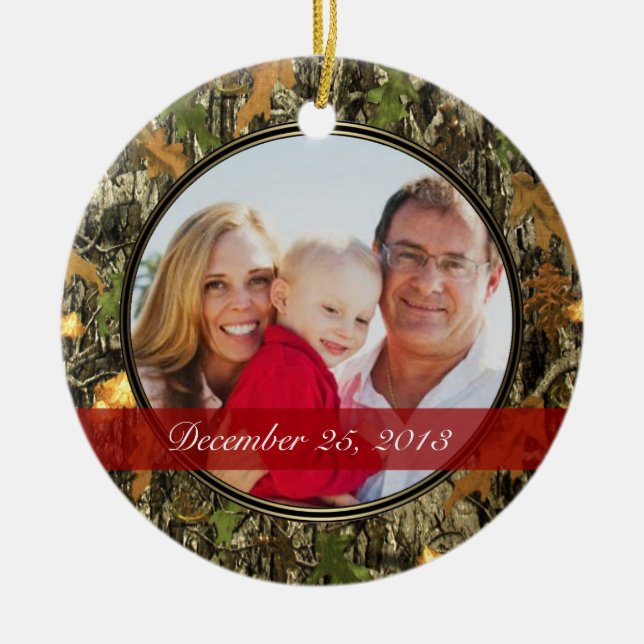 JaktCamo prydnad Julgransprydnad Keramik (Framsidan)