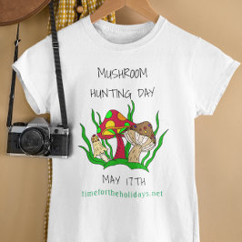 Jaktdagen den 17 maj i champinjon t shirt