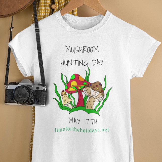 Jaktdagen den 17 maj i champinjon t shirt (Skapare uppladdad)