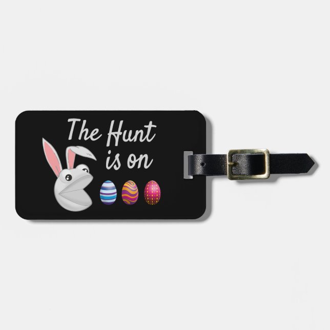 Jakten är på Påskhare Egg Hunt Bagagebricka (Horisontell Framsida)