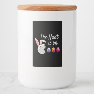 Jakten är på Påskhare Egg Hunt Mat Etikett