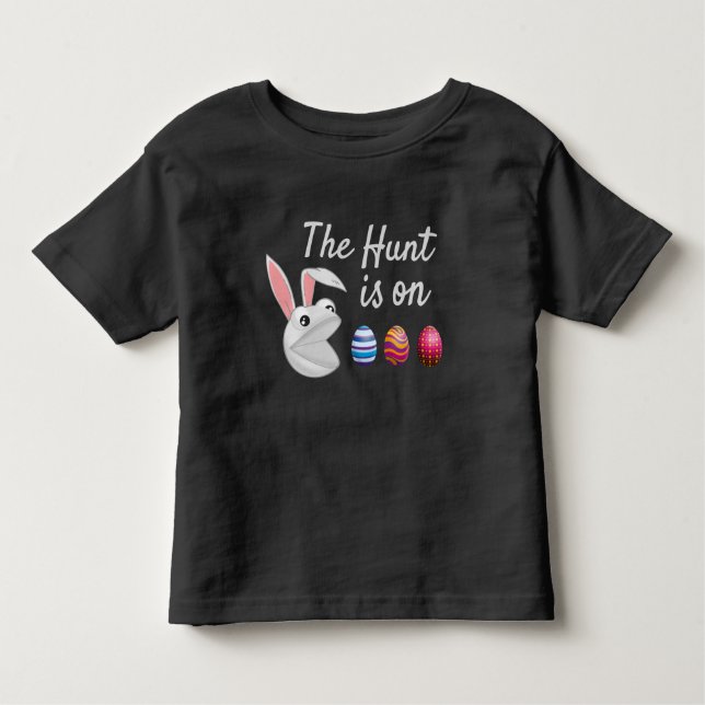 Jakten är på Påskhare Egg Hunt T Shirt (Framsida)