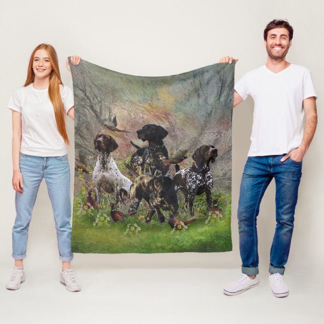 Jaktfasan med GSP Fleecefilt (På plats)