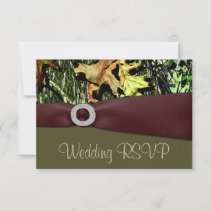 Jaktkamouflage RSVP Bröllopskort OSA Kort