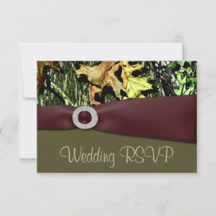 Jaktkamouflage RSVP Bröllopskort OSA Kort