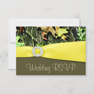 Jaktkamouflage RSVP Bröllopskort OSA Kort