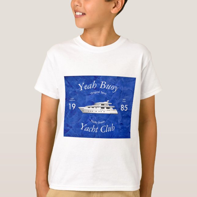 Jaktklubb Ja Bogserbåt T Shirt (Framsida)