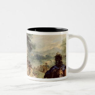 Jaktlunchen, 1737 Två-Tonad mugg