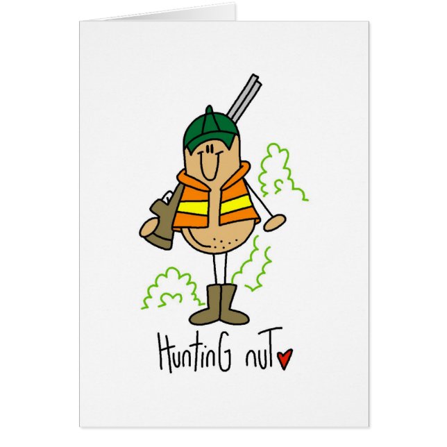 Jaktnöt Hälsningskort (Framsidan)