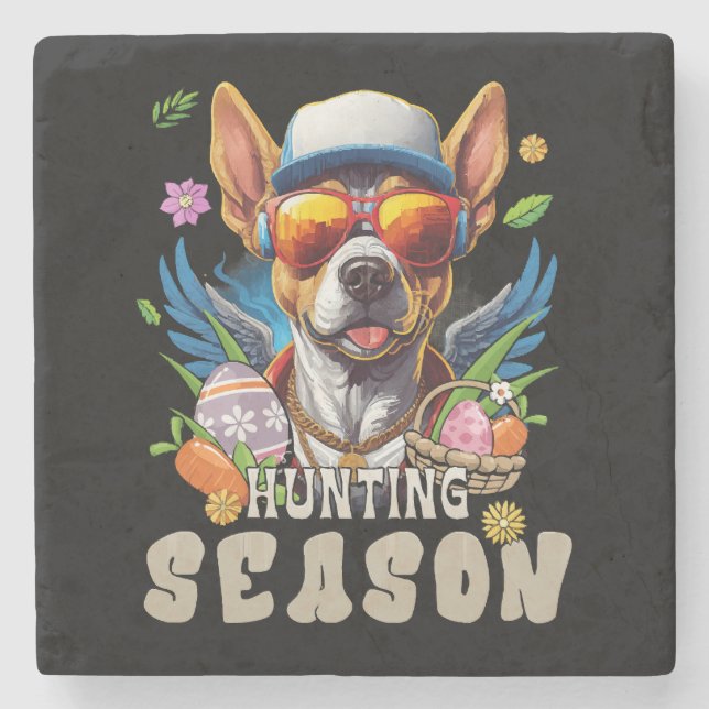 Jaktperiod Hjort Påskägg Stenunderlägg (Framsidan)