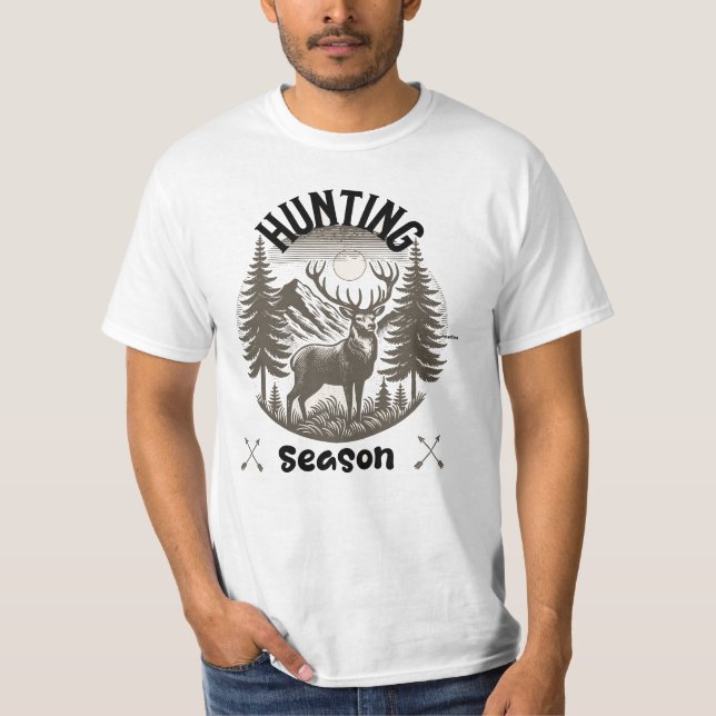Jaktperiod Natur  T Shirt (Framsida)