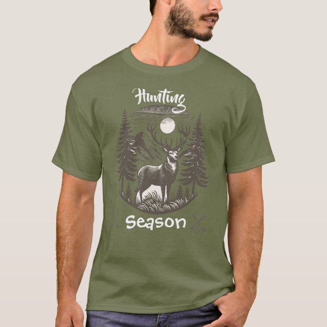 Jaktperiod Natur T Shirt (Framsida)