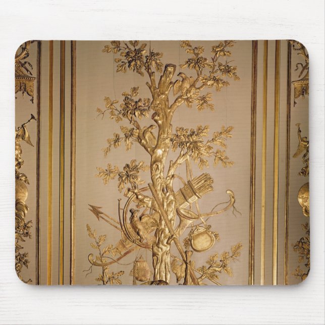 Jaktplats, wood panelling från att äta middag musmatta (Framsidan)