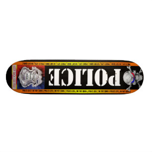 Jaktpolisen stiger ombord skateboard bräda 20,5 cm