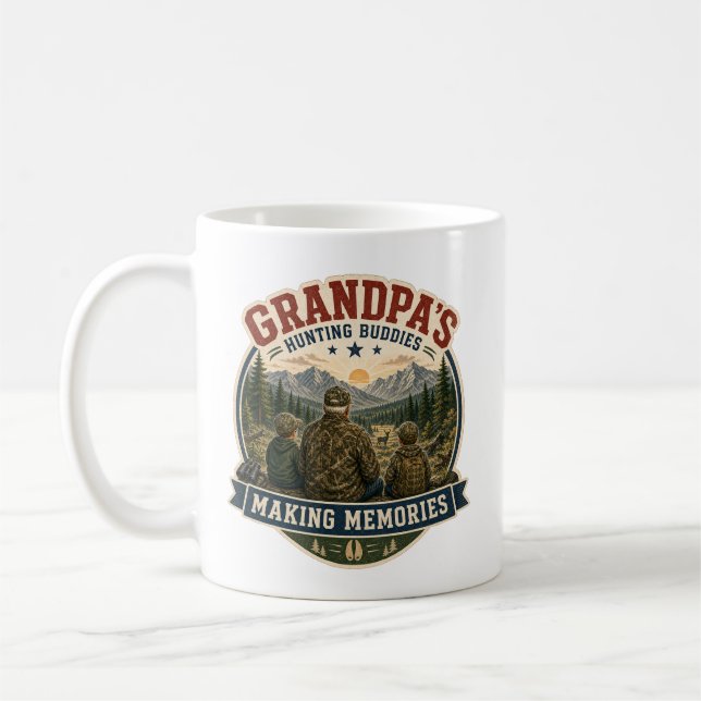 Jaktpresent till farfar kaffemugg (Vänster)