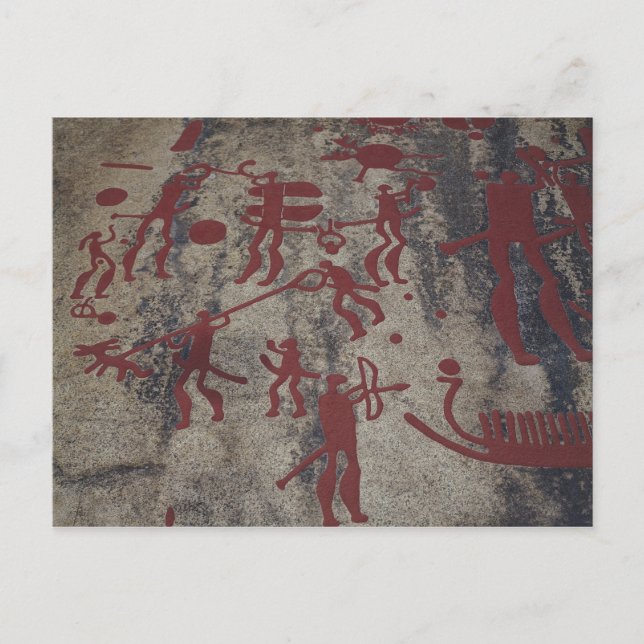 Jaktscener Vykort (Framsida)