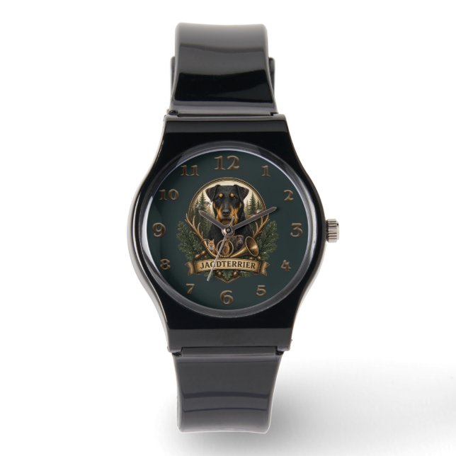 Jaktterrier, Jakt Logo Armbandsur (Framsida)