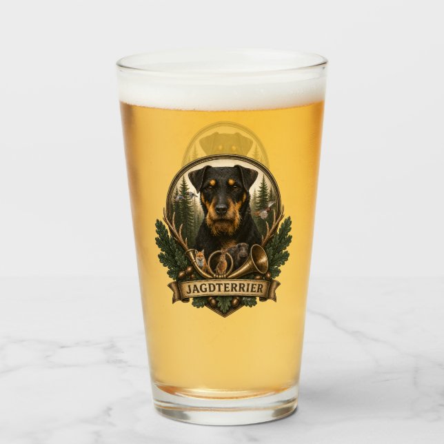 Jaktterrier, Jakt Logo Glaskopp (Framsida fylld)