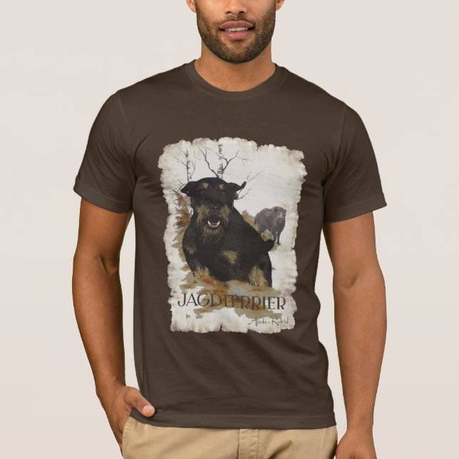 Jaktterrier T Shirt (Framsida)