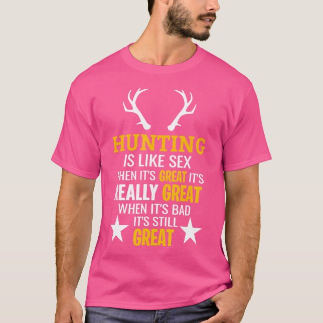 Jaktutrustning Hunting Rifle Hunter T Shirt (Framsida)
