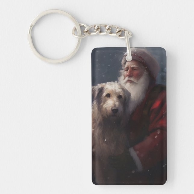 Jaktvalp med tomte festlig jul (Framsidan)