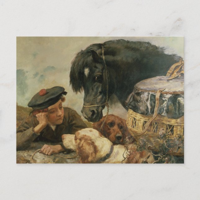 Jaktvårdarens följeslagare vykort (Framsida)