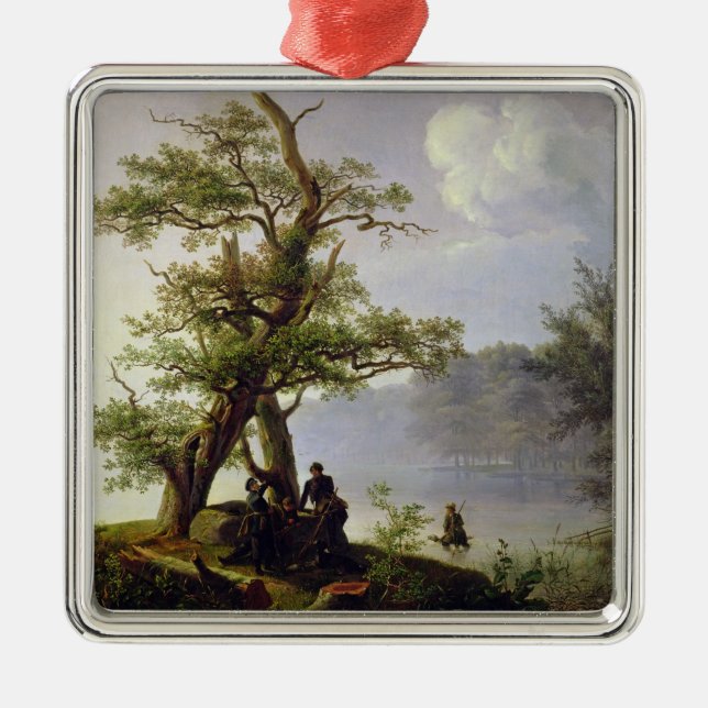 JaktWaterfowl, 1828 Julgransprydnad Metall (Framsidan)