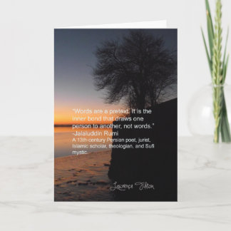 Jalaluddin Rumi - om inre förbindelse Kort