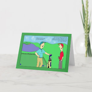 Jalapeno Chili Hund Golf Birthday Card Kort