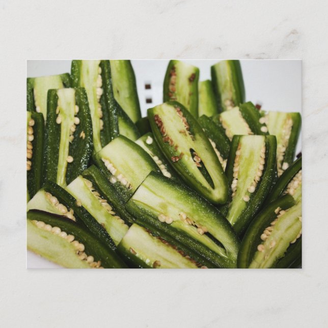 Jalapeno Halves Vykort (Framsida)