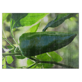 Jalapeno på vin Glas Skärbräda