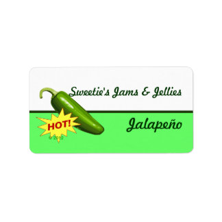 Jalapeño Pepper-etiketter Adressetikett
