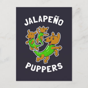 Jalapeño Puppers Vykort