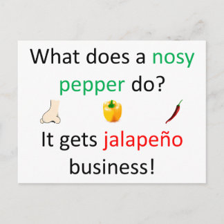 Jalapeño redone vykort