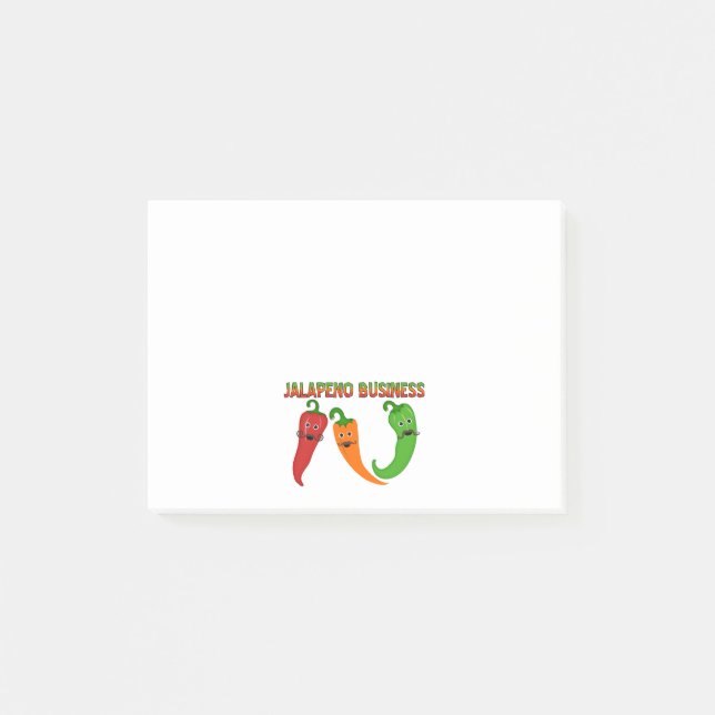 Jalapenoaffär Post-it Block (Framsida)