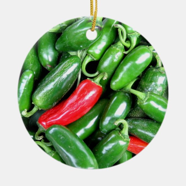 jalapenohelgdagprydnad julgransprydnad keramik (Framsidan)