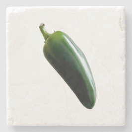 Jalapenopeppar Stenkoj Stenunderlägg
