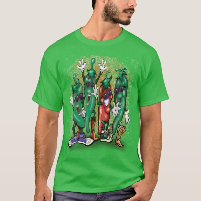 Jalapenos T Shirt (Framsida)
