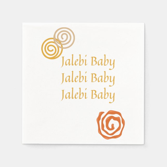 jalebi baby pappersservett (Framsidan)
