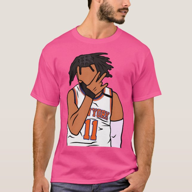Jalen Brunson 3 Point Firande T Shirt (Framsida)
