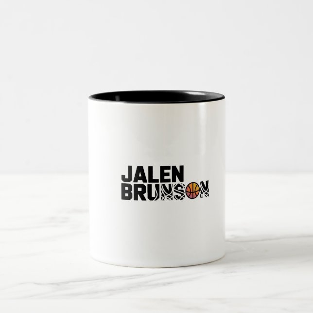jalen brunson Två-Tonad mugg (Center)