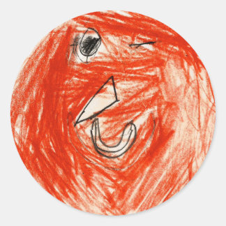 Jalen: Circle Sticker Runt Klistermärke