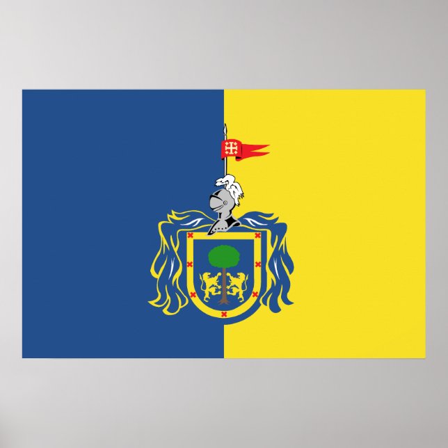 Jalisco (Local), Mexiko flagga Poster (Framsidan)