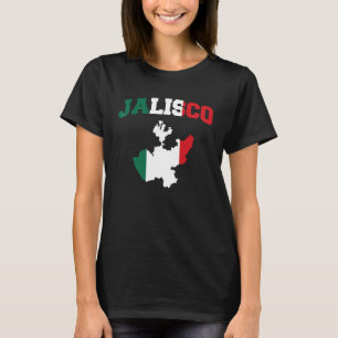 Jalisco Mexico Guadalajara Puerto Vallarta Flagga T Shirt