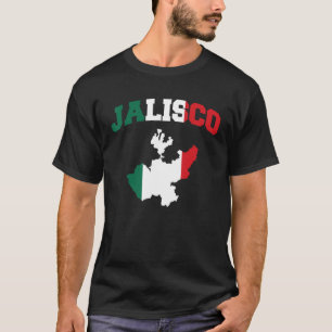 Jalisco Mexico Guadalajara Puerto Vallarta Flagga T Shirt