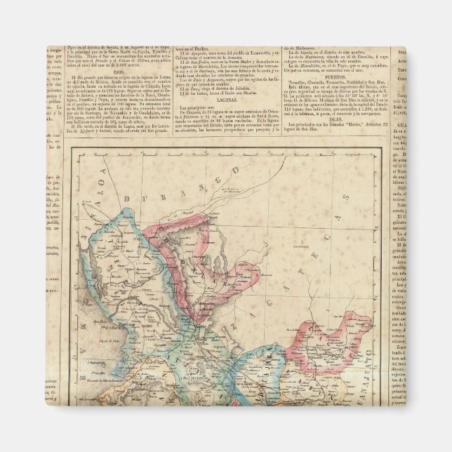 Jalisco, Mexiko 2 Magnet (Framsidan)