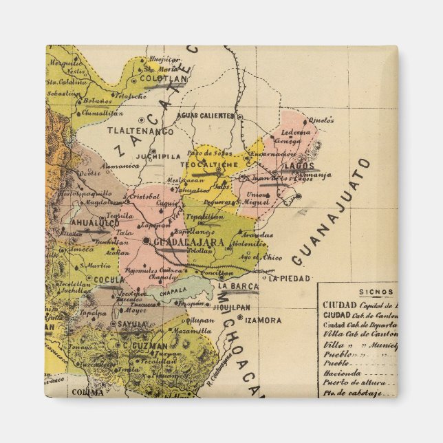 Jalisco, Mexiko Magnet (Framsidan)
