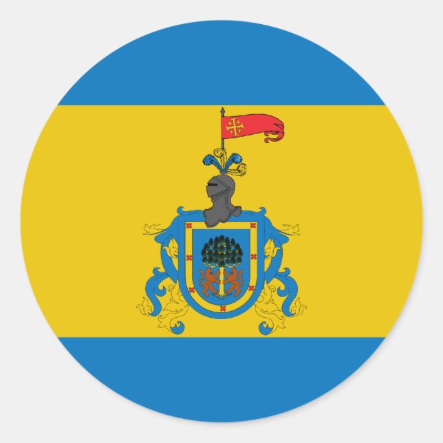 Jalisco, Mexiko Runt Klistermärke (Framsida)