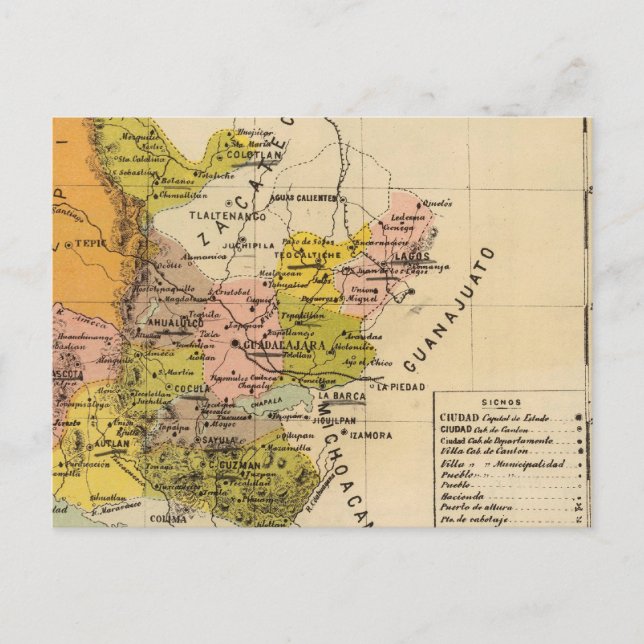 Jalisco, Mexiko Vykort (Framsida)