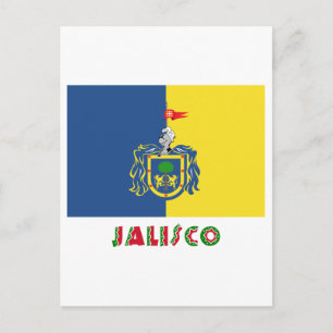 Jaliscos flagga vykort